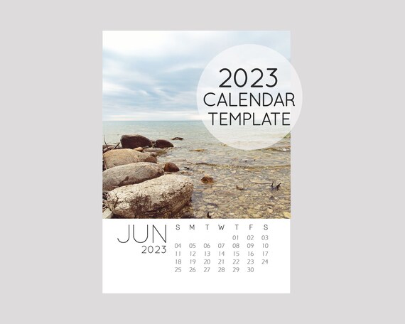 2023-calendar-template-5x7-size-loose-sheet-12-month-etsy