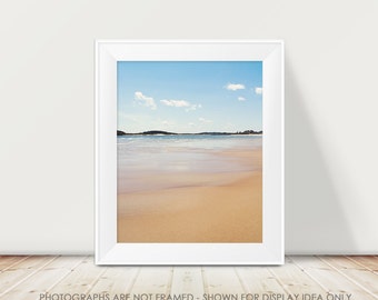 Plum Island Beach Photography, New England Coast, Ocean Photograph, Beach Photograph, Dreamy Beach, Soft Pastel, Teal Blue, Ethereal, Coast