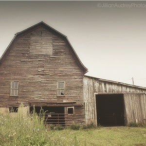 Barn Photography, Rustic Sepia Brown Farmhouse Home Decor, Tan Brown Beige Cottage Decor, country farm, landscape ranch decor, fine art