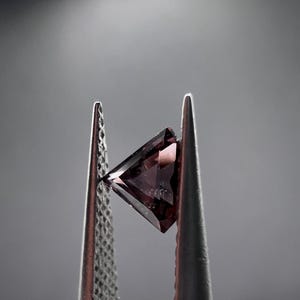 Natural Purple Sapphire .42Ct. Facet Pentagon. Origin Songea. Calibrated Jewelry Grade A+ image 2