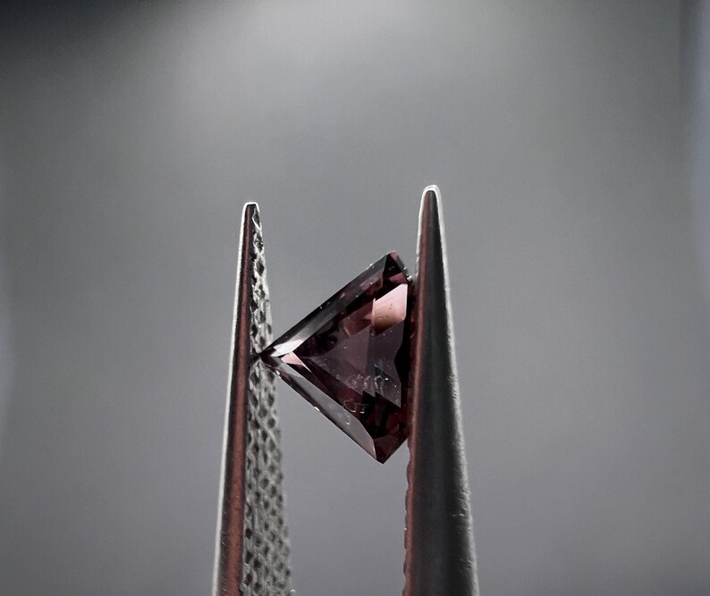 Natural Purple Sapphire .42Ct. Facet Pentagon. Origin Songea. Calibrated Jewelry Grade A+ image 2