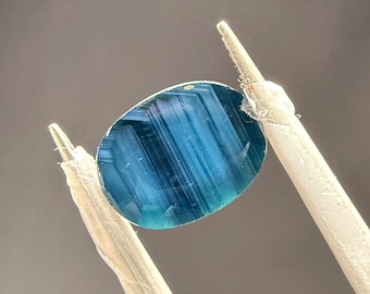 Natural Unheated Blue Sapphire .89Ct. Facet Oval. Origin Madagascar. Calibrated Jewelry Grade AAA