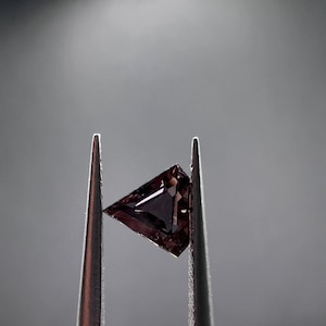 Natural Purple Sapphire .42Ct. Facet Pentagon. Origin Songea. Calibrated Jewelry Grade A+ image 1