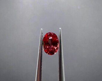Natural Unheated Pink Orange Sapphire .51Ct. Madagascar. Calibrated Jewelry Grade A+ Oval