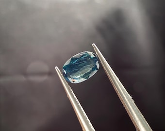 Natural Unheated Blue Sapphire .47Ct. Facet Oval. Australia. Calibrated Jewelry Grade A+