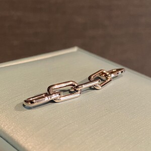 18K Solid Gold Extension Chain Double Snap Open Hollow Clasp Soft Oval Link Necklace Bracelet Connector Adjuster Thick Yellow, White Gold image 6