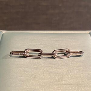 18K Solid Gold Extension Chain Double Snap Open Hollow Clasp Soft Oval Link Necklace Bracelet Connector Adjuster Thick Yellow, White Gold image 5