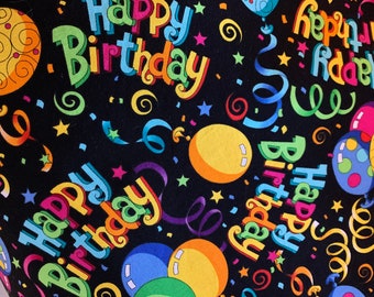 Table Runner - Happy Birthday! YOU customize primary accent color