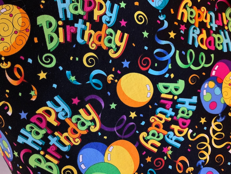 Table Runner Happy Birthday YOU customize primary accent color image 1