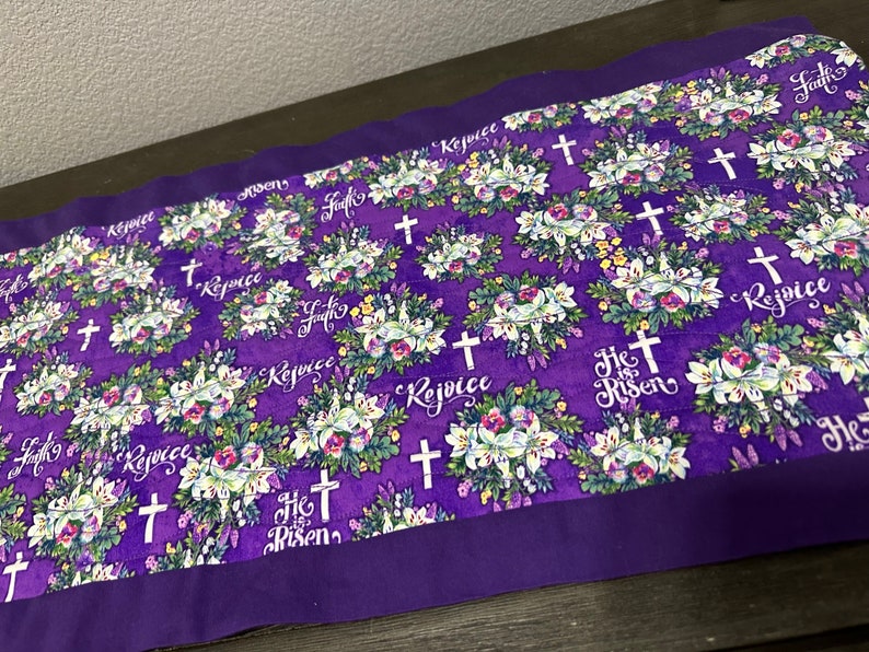 Table Runner Easter He is Risen image 5