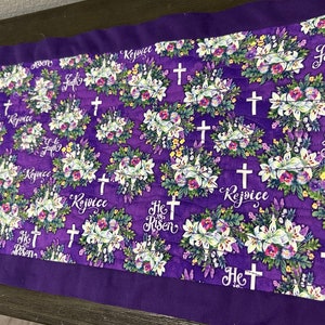 Table Runner Easter He is Risen image 7