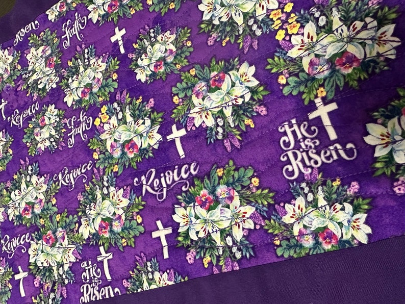 Table Runner Easter He is Risen image 3