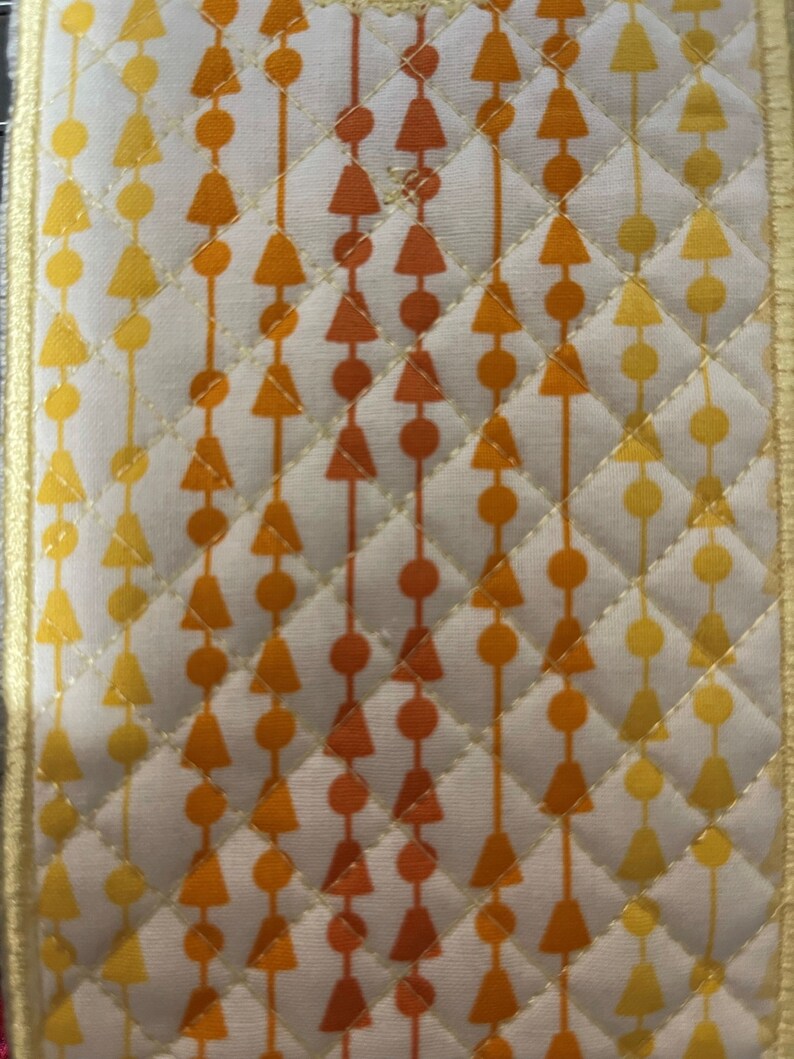 Towel Holder Quilted 100 Cotton Fabric Etsy