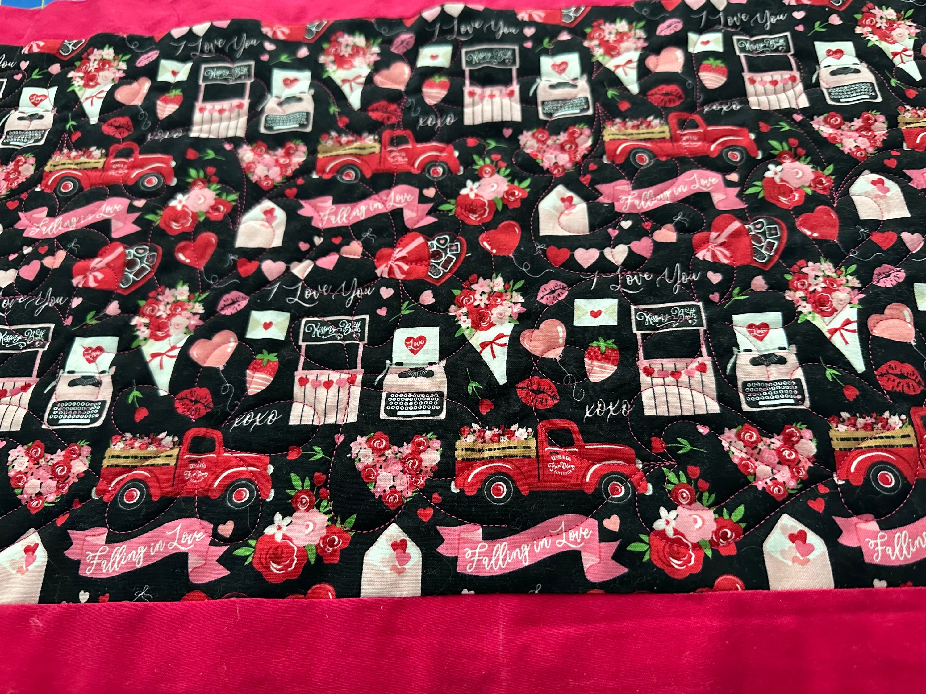 Runner Da Tavola San Valentino In Pizzo Rosso Con Cuori – Tovaglietta Decorativa 183 X 33 Cm Per Cene Romantiche - 3