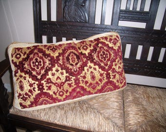 Vintage Decorative Accent Pillow Cut Velvets