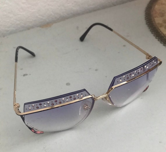 Vintage Tura Eyeframes Mod-425 Rhinestones VHTF - image 5