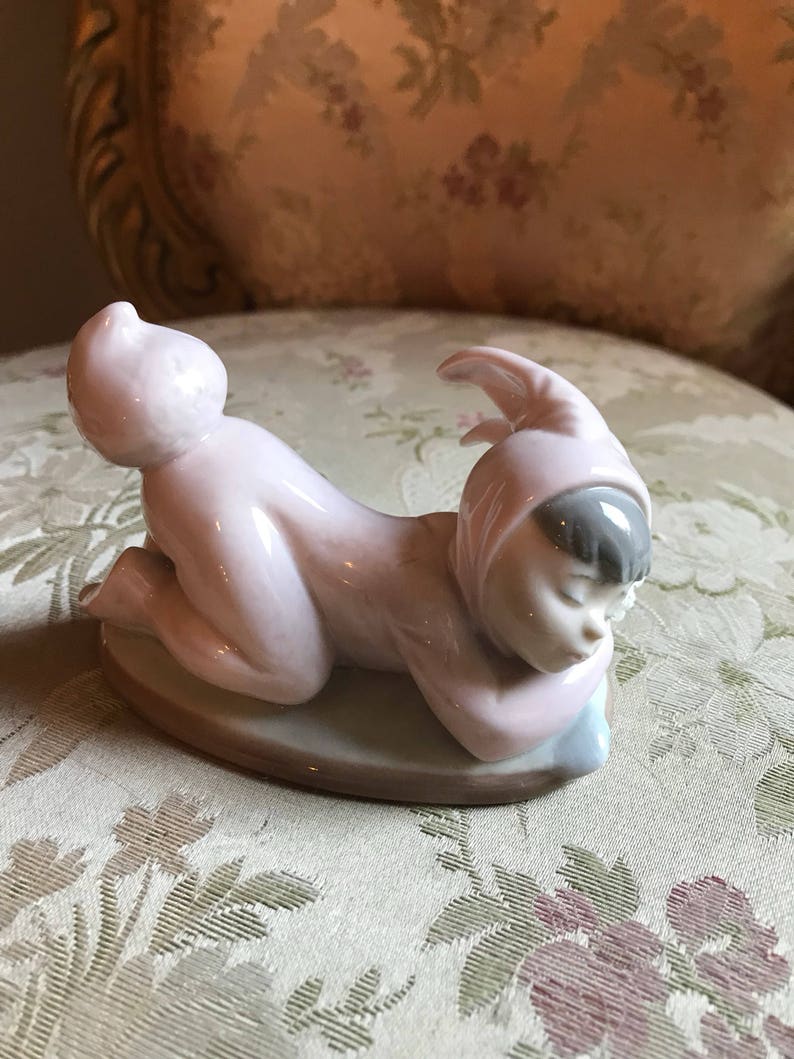 Vintage Lladro Spain Porcelain Figurine #1505 Nature Boy