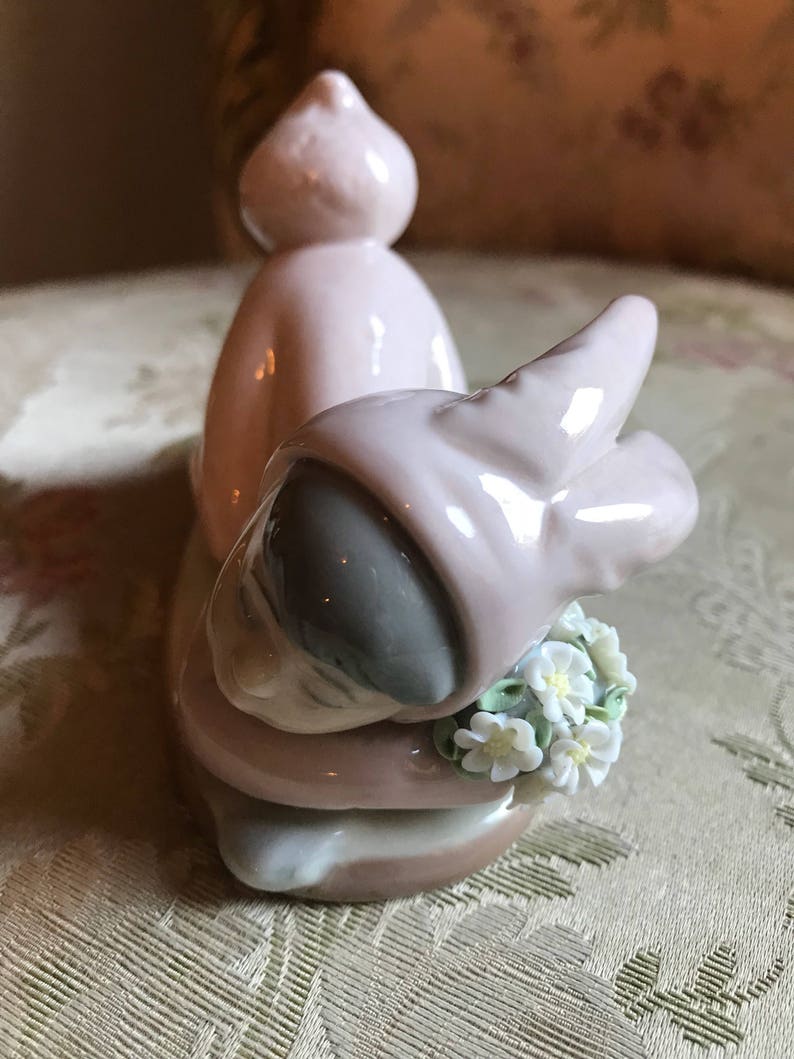 Vintage Lladro Spain Porcelain Figurine #1505 Nature Boy