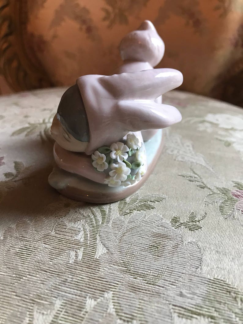 Vintage Lladro Spain Porcelain Figurine #1505 Nature Boy