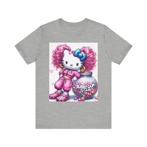 Camiseta infantil de Hello Kitty con diseño de chicle / Camiseta con estampado adorable de Sanrio imagen 5