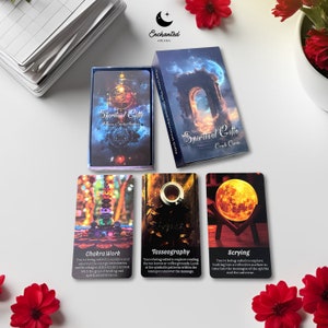 Jeu de cartes Oracle, cartes Oracle, cartes de tarot, jeu de cartes de tarot, jeu de tarot débutant, jeu de tarot unique, jeu Oracle personnalisé, cadeau pour elle