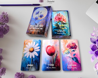 Oracle Deck, Tarot Oracle Deck, Tarot Cards Deck, Oracle Card Deck, Cartes de Tarot, Jeu de Tarot Unique, Tarot Mignon