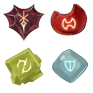 Final Fantasy Jobstone Stickers: Tank Edition