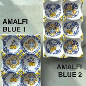 Plateau à œufs en céramique artisanale | Cadeau de pendaison de crémaillère | Décoration de cuisine | Boîte à œufs | Cadeau unique fait main image 6
