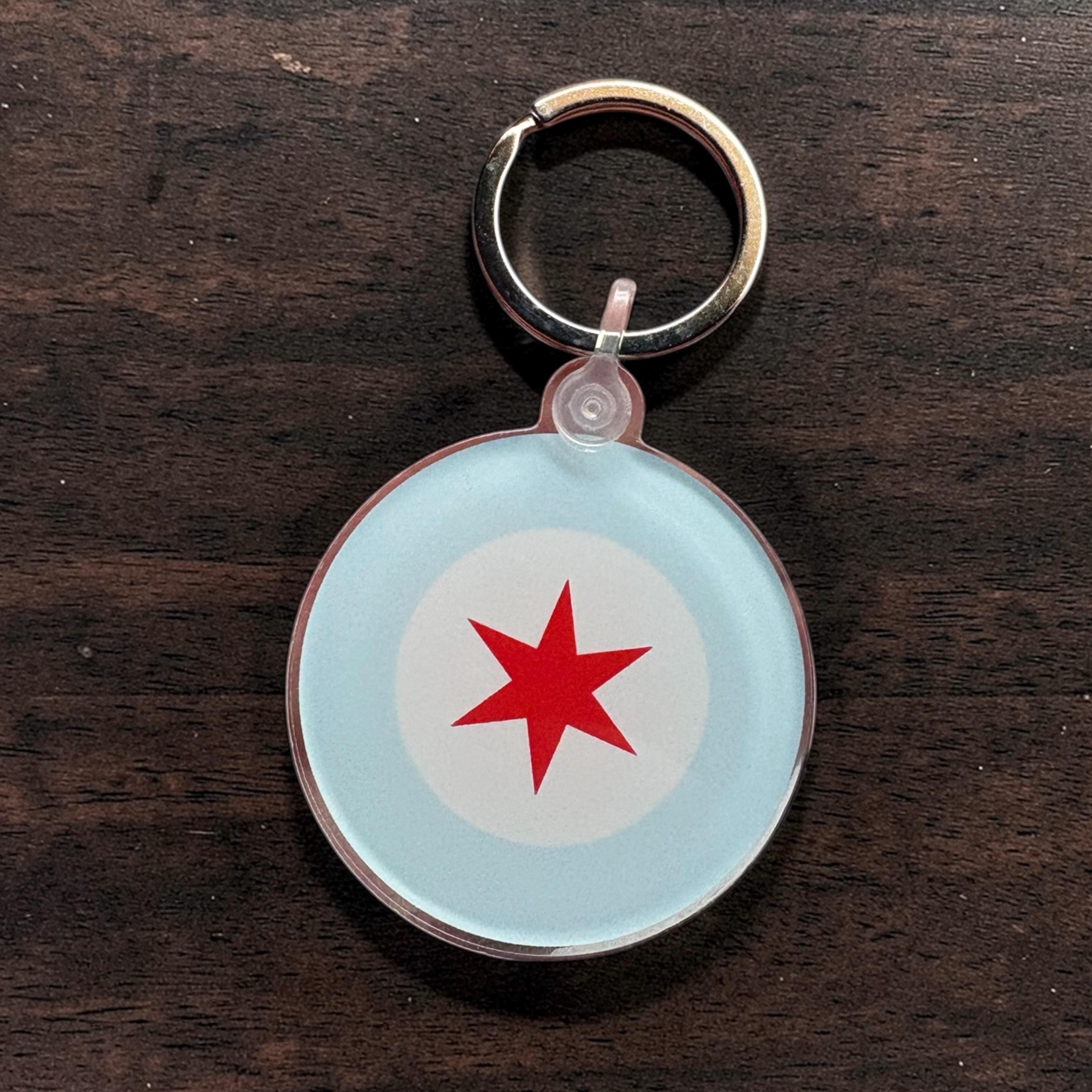 Six Flags Keychain - Etsy