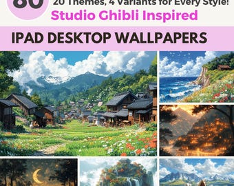 studio Ghibli  ipad wallpaper ipad background tablet wallpaper studio ghibli art anime wallpaper whimsical wallpaper forest wallpaper