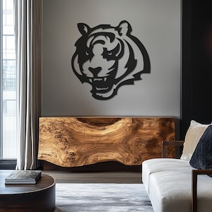 Tiger Metal Wall Art Metal, Tiger Head Metal Wall Art Decor, Tiger Metal Wall Art, Metal Wall Art Decor, Father&#39;s Day Gift, Gift for Home