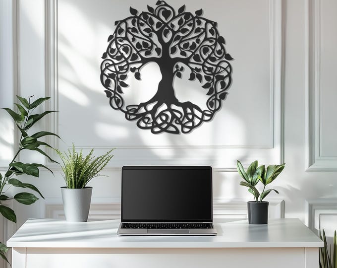 Tree of Life Metal Wall Art Decor, Tree of Life Metal Sign, Metal Wall Art Decor, Living Room Decor, Father's Day Gift, Gift for Home