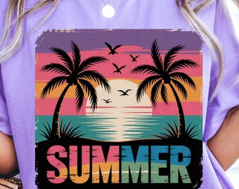 Summer T-Shirt: Unisex Garment-Dyed US Cotton Tee, Comfort colors