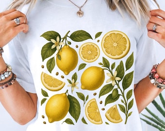 Lemon Graphic T-Shirt: Unisex Summer Fashion, Comfort Colors