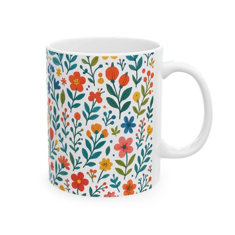 Mug imprimé Floral Printanier