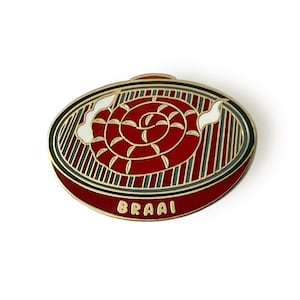 Braai Enamel Pin