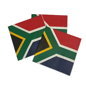 Napkin, Napkins, South Africa, Africa, South African Flag