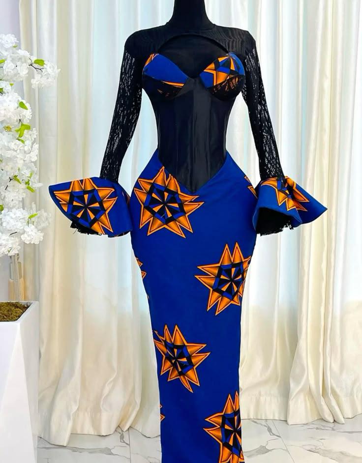 Fitted Ankara Dress