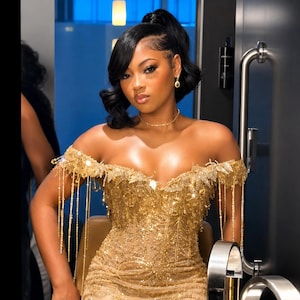 Gold Prom Dress Corset - Etsy Gold Prom Dress Corset - Etsy