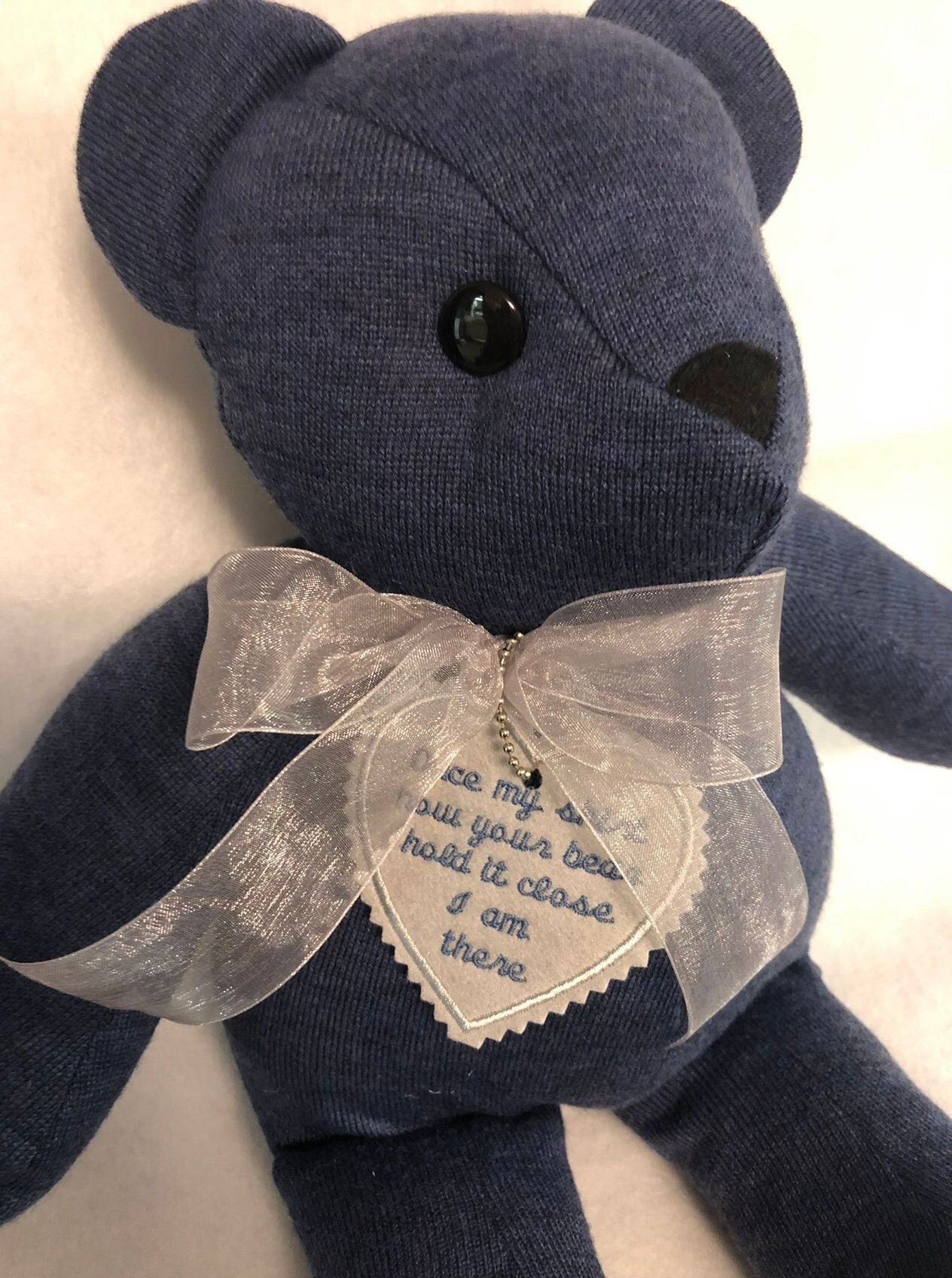 stuffed animals made from loved ones clothing