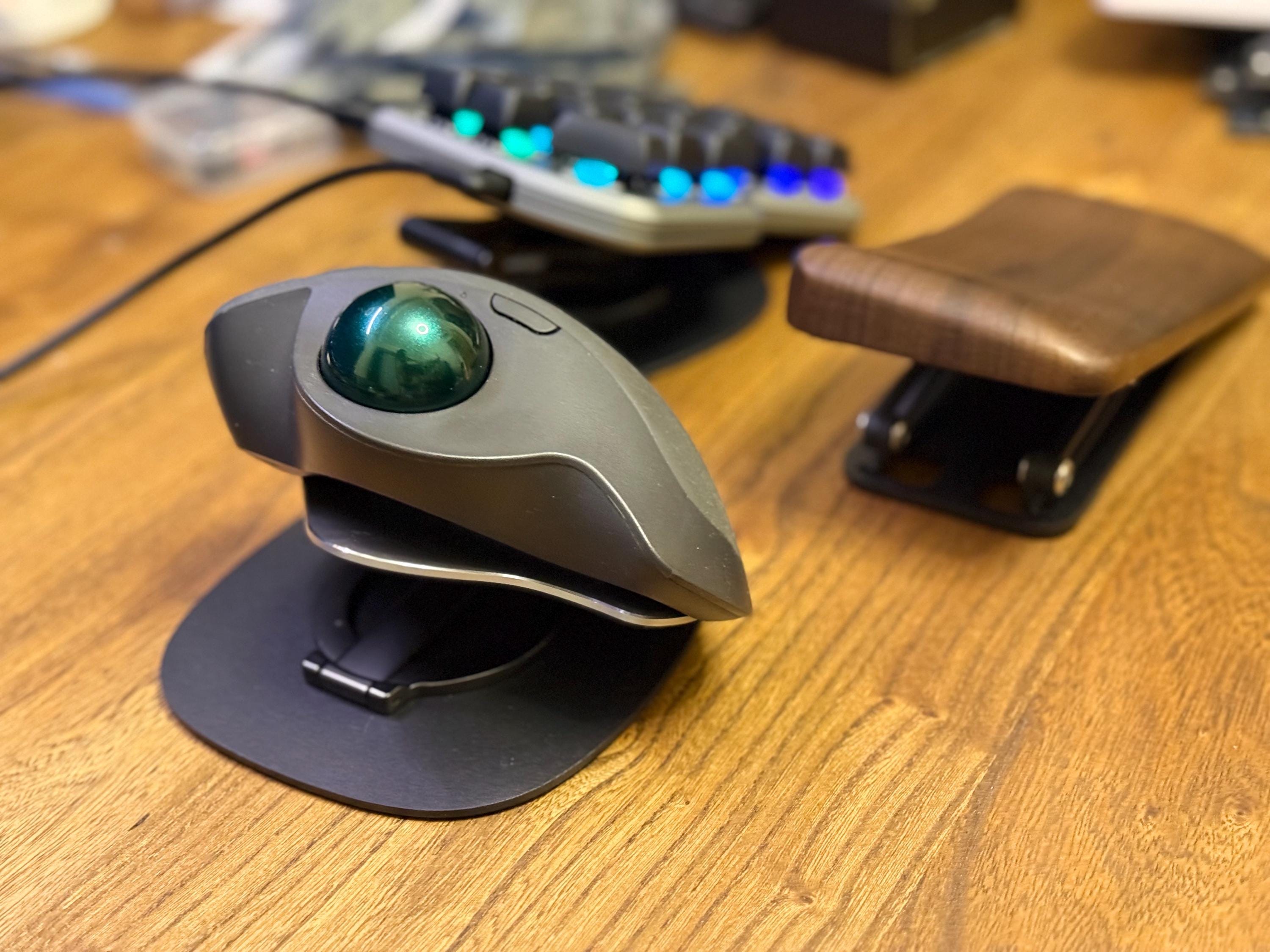 Kensington Slimblade Pro Trackball Tilt Base Kit With Wrist Rest