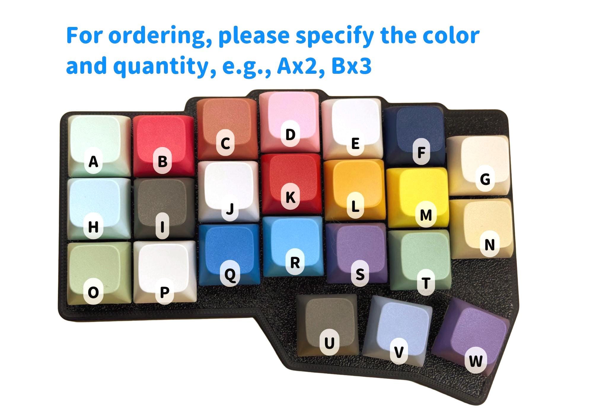 Xda Color Color XDA Blank Keycaps PBT - Etsy