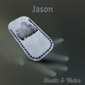 Jason Leather Slip: Italian Phantom Leather, Halloween Theme (Sm)