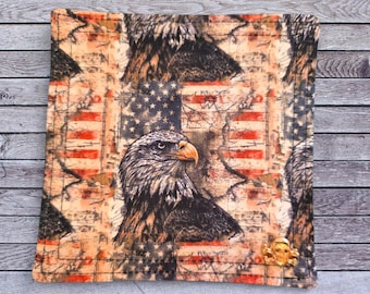 Usa Patriotic Hank &quot;American Eagle&quot; 5.00&quot;X5.00&quot;