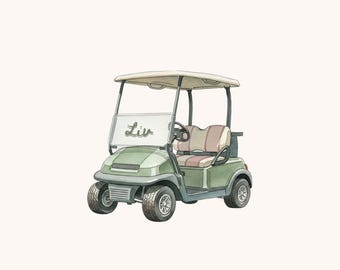 A new member to the club  Baby shower golf themed Caddy name place cards