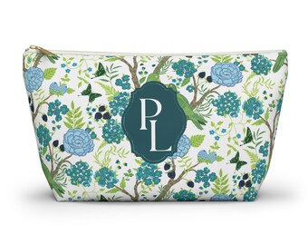 Mahjong Tile Bag, Blumen Chinoiserie Mahjong Tile Bag, Make-up Tasche nach Maß, Mahjong Tile Bag, Mahjong Zubehörtasche, Mahjong Spieler Geschenk