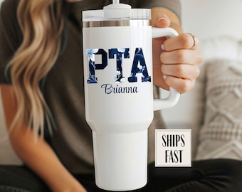 Physical Therapist Assistant Tumbler 40 oz tumbler, 40 oz tumbler with lid and straw, physical therapy assistant gift, custom pta tumbler