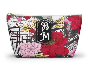 Mahjong Chinoiserie Floral Bag, Mahjong Liebhaber Geschenk, Mahjong Tile Tasche, Custom Mahjong Tasche, Floral Mahjong Tile Bag, Mahjong Spieler Geschenk