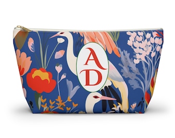 Mahjong Tile Bag, Blumen Chinoiserie Mahjong Tile Bag, Make-up Tasche nach Maß, Mahjong Tile Bag, Mahjong Zubehörtasche, Mahjong Spieler Geschenk