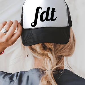 Subtle Anti Trump Trucker Hat, FDT Hat, fdt trucker hat, Anti Maga hat, anti maga, democrat hat, democratic trucker hat, funny political hat